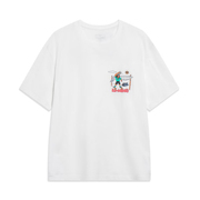李宁 运动生活系列T恤 2023夏季 男士吸汗短袖上衣 AHST179