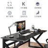 黑白电竞风电脑桌台式家用简约卧室办公桌子学生写字桌书桌