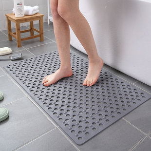 2023方形浴室垫防滑垫，家用淋浴房洗澡防摔吸盘地垫卫浴按摩脚垫子