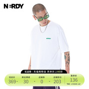 nerdy2024夏季佩斯利涡旋，纹图案logo短袖t恤情侣同款女上衣