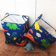 北欧儿童玩具收纳桶束口收纳篮杂物储物筐子收纳箱卡通衣物脏衣桶
