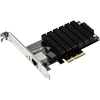 TP-LINK TL-NT521 万兆PCI-e有线网卡台式机电脑服务器内置有线PCIe网卡10G高速RJ45网口转接器