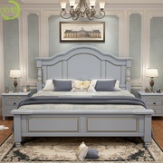 1.5m1.8美式实木床米主卧双人床轻奢欧式公主床，现代简约储物婚床