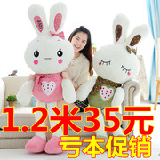 可爱大号兔子毛绒玩具小白兔，公仔布娃娃女孩玩偶抱枕儿童女生礼物