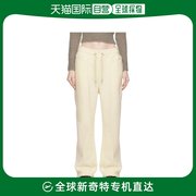 香港直邮潮奢 AMI Alexandre Mattiussi 女士灰白色抽绳运动裤