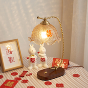 新中式卧室床头灯中国风高端奢华陶瓷台灯办公室书桌温馨古典灯具