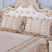 欣馨玥床上用品欧式四季床罩床盖床裙床单，枕头防尘保护三件套