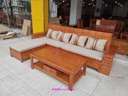 布木沙发客厅实木布艺沙发时尚悠闲橡木加布沙发现代转角沙发
