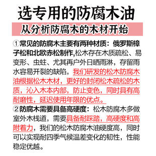 防腐木漆木蜡油实木清漆木器漆桐油木用户外防水透明色木油漆光油