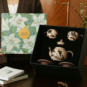 KROKORI送礼茶具套装陶瓷茶壶下午茶杯碟套装高档茶具礼盒装