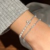 CeelyseesS925纯银进口施家珍珠手链·钻石·碎银子轻奢手链