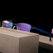 超轻tr90金属半框眼睛框可配防蓝光近视眼镜架合金女款眼镜框男士
