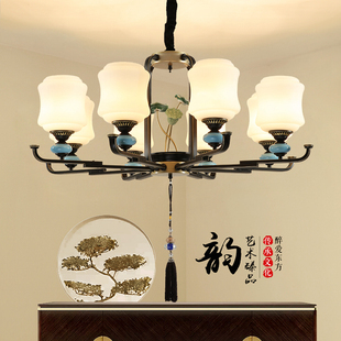 新中式吊灯客厅灯大气客厅餐厅，卧室灯中国风，现代中式简约led灯