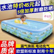 充气游泳池家用婴儿童游泳桶可折叠超大型室外方形小孩加厚戏水池