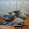 真皮羊皮毛一体雪地，靴短筒套筒靴子，冬季保暖女靴23-10c
