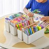 新年马克笔收纳大容量笔筒，书桌面儿童画笔水，彩笔铅笔文具桶笔架置