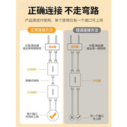 绿联网线分线器一分二转换连接对接头iptv同时上网宽带网络三通口