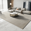 纯色地毯客厅灰色现代简约北欧风格，沙发茶几垫家用卧室新中式短毛