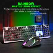 力镁GTX350背光键盘鼠标悬浮黑色商务办公游戏白色发光键鼠套装