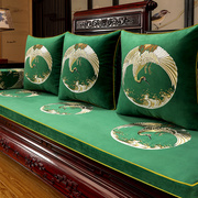中式红木沙发坐垫罗汉床五件套实木沙发垫子夏季加厚乳胶座垫老式