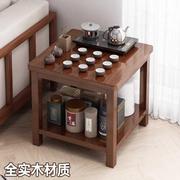 沙发边几边柜客厅小茶几简约现代小桌子简易家用阳台纯实木小方桌