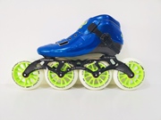 名将体育汉顿初级版鞋速滑鞋，蓝色黑色溜冰鞋旱冰鞋轮滑