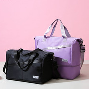 大容量旅行包女手提短途行李袋，轻便防水健身包出差(包出差)旅游收纳便携包