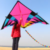 潍坊风筝 高档伞布妖姬风筝 巨型大型成人大三角风筝 好飞易飞