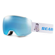 雪面派2单雪季磁吸滑雪镜大柱怡双层防雾2双板滑雪眼镜男女