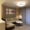新中式吸顶灯个性设计卧室简约四方形天花吊灯led吸顶灯客厅家用