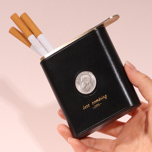 汐仕索烟盒复古创意个性便携香烟盒男女士送礼物纯铜高档防压