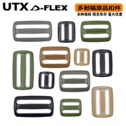 UTX多耐福加强型防滑日字扣重型日子扣DIY背包带用防滑调节扣