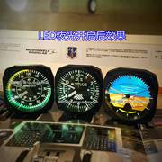航空1号 航空时钟 飞机仪表时钟 航空仿真仪表闹钟 仿真飞机仪表