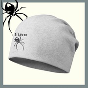 美式蜘蛛印花男女潮高街秋冬头巾帽堆堆，帽子保暖加绒可定制包头帽(包头帽)