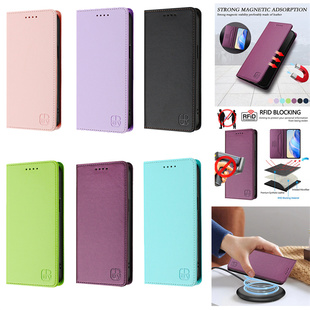 适用于诺基亚Nokia G11 4G/G21 4G手机套对磁吸扣翻盖式保护皮套软硅胶外壳全包边防摔插卡支架高档商务纯色