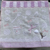 出口日本原单勺子猫咪刺绣卡通，全棉柔软可爱吸水童趣小方巾手帕