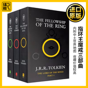 The Lord of the Rings 指环王 英文原版小说 魔戒三部曲套装霍比特人 国外经典电影原著小说 J.R.R.Tolkien托尔金 进口英语书籍