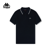 Kappa卡帕复古运动短袖2024男刺绣POLO衫休闲半袖简约夏季T恤