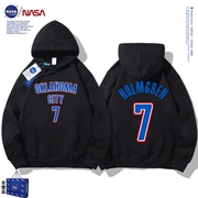 雷霆队联名服NASA套头号卫衣篮球运动7连帽学生训练男女霍姆格伦