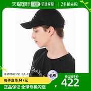 韩国直邮Calvin Klein凯文克莱棒球帽男士黑色全棉字母印花HX0209