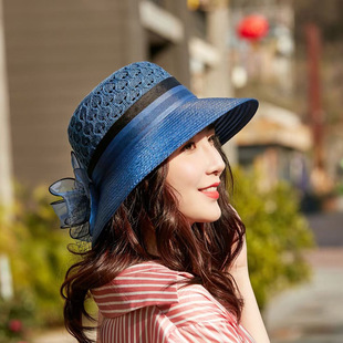 夏季帽子女韩版时尚，大沿可折叠女帽布帽防晒太阳帽，沙滩帽凉帽子