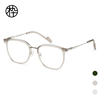 木九十2023眼镜框，mj101fj047多边形金属，板材百搭眼镜架时尚潮