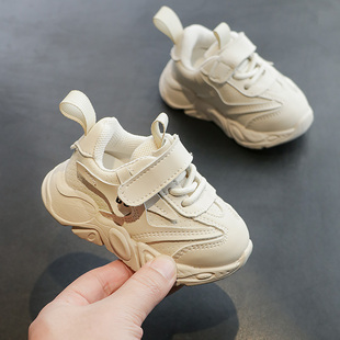 秋冬款宝宝鞋子机能学步鞋男女小童运动鞋加绒棉鞋1一2岁半婴儿鞋