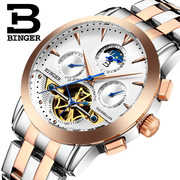 binger宾格工全自动机械，男士镂空手表，外贸名表1188