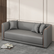 科技布沙发北欧简约小户型客厅皮质沙发出租房服装店网红双人沙发