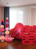 结婚场景爱心铝膜气球订婚宴布置浪漫求婚房网红心形室内装饰套餐