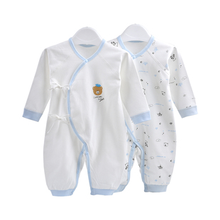新生婴儿儿衣服秋冬装纯棉打底内衣和尚服0-3月6刚出生宝宝连体衣