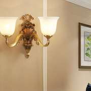 美式壁灯卧室床头灯客厅墙灯楼梯欧式轻奢全铜电视墙法式主卧灯具