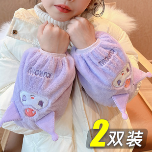 儿童袖套冬季羽绒服防脏套袖，可爱卡通护袖宝宝，女童手袖婴幼儿袖头
