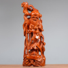 黄花梨木雕摆件寿比南山实木质雕刻老寿星老人祝寿送生日红木
